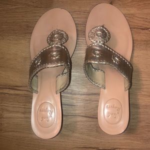 Jack Rogers Demi Wedge gold